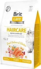 Brit Care Cat Grain-Free Haircare Karma dla kota 400g Łosoś, Kurczak