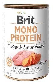 Brit Mono Protein Adult Turkey&Sweet Potato Mokra Karma dla psa 400g - Indyk i Bataty