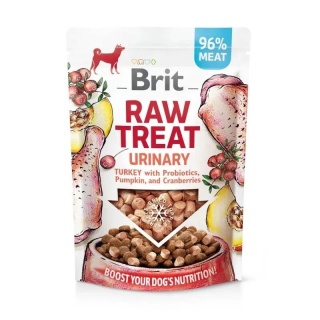 Brit - Raw Treat 40g - Urinary - Liofilizowany indyk, wspomaga pracę pęcherza moczowego