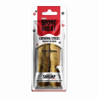 Bubalicious Paluch Puppy & Senior o smaku krewetki z dodatkiem owoców dzikiej róży i witamin 2x15cm