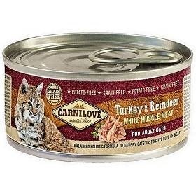 Carnilove Turkey & Reindeer z indykiem i reniferem - karma dla kota 100g