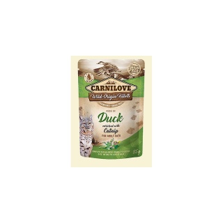 Carnilove Cat Pouch Duck and catnip 85g - kaczka i kocimiętka