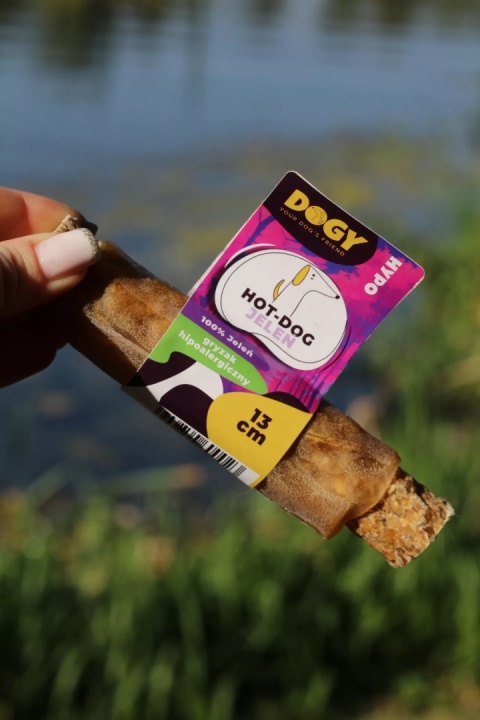 DOGY HYPO - Hot-Dog z Jelenia 17cm