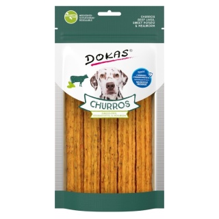DOKAS Churros 150g Wątroba wołowa-Insekty