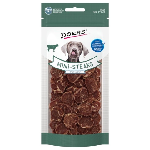 DOKAS Mini Steaks 50g wołowina DOKAS Mini Steaks 50g wołowina