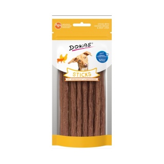 DOKAS pałeczki kurczak & wołowina 60g
