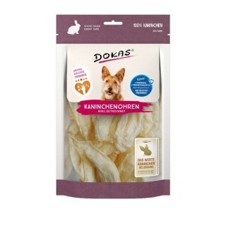 DOKAS uszy królicze 70g cięte