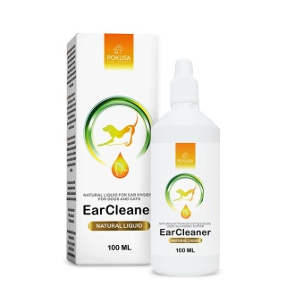 🧴Pokusa GreenLine EarCleaner 100 ml – płyn do czyszczenia uszu dla psa i kota