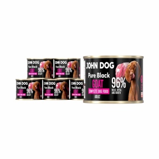John Dog Karma mokra Pure Black Kozina 200g