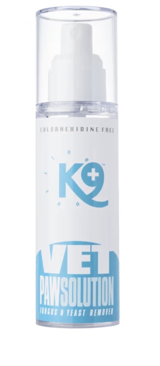 K9 Vet Paw Solution 100ml - preparat antybakteryjny i antygrzybiczy do łap, nosa, fałd skóry