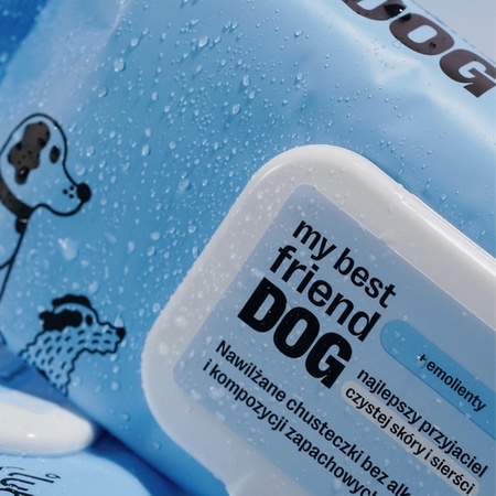 LUBA - my best friend DOG Nawilżane chusteczki do oczyszczania i ochrony skóry oraz sierści Twojego Pupila