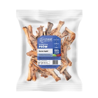 Meat Stuff – Naturalne Kurze Łapki 10 szt. | Chrupiący Gryzak, Wysoka Zawartość Kolagenu, 100% Naturalny