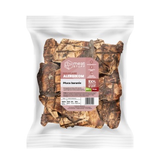 Meat Stuff – Naturalne Płuca Baranie 100 g | Lekkostrawny Przysmak, Niskotłuszczowy, 100% Naturalny