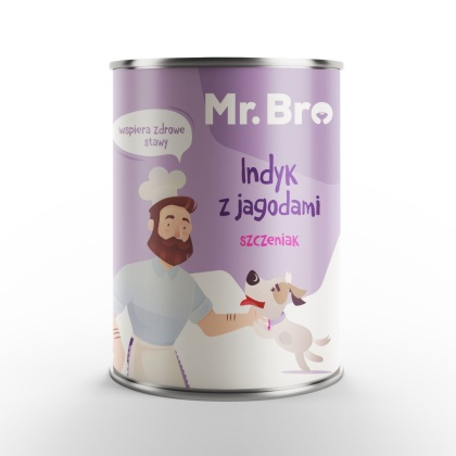 Mr. Bro Indyk z Jagodami dla Szczeniąt 400g