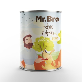 Mr. Bro LIGHT Indyk z Dynią 400g