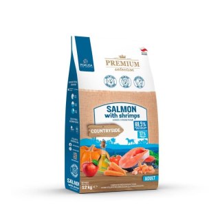 Pokusa PREMIUM SELECTION - KARMA SUCHA ŁOSOŚ Z KREWETKAMI DLA PSÓW DOROSŁYCH 1 kg