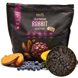 SLOW DOG KARMA TŁOCZONA NA ZIMNO - Królik & Superfoods - Cold Pressed Rabbit 3 KG