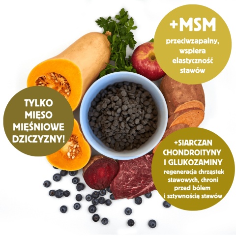SLOW DOG KARMA TŁOCZONA NA ZIMNO - Dziczyzna & Superfoods - Cold Pressed Venison3 KG SLOW DOG KARMA TŁOCZONA NA ZIMNO - Dziczyzna & Superfoods - Cold Pressed Venison3 KG