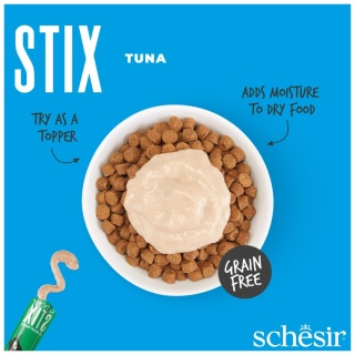 Schesir Stix, przysmak, dla kota, tuńczyk, 6x15 g, saszetka