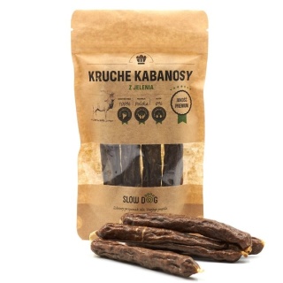 Slow Dog Kruche kabanosy z jelenia