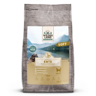 WILDES LAND DOG Soft Ente - kaczka - półwilgotna karma dla psa 5 kg