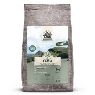 WILDES LAND DOG Soft Lamm - jagnięcina - półwilgotna karma dla psa 5kg