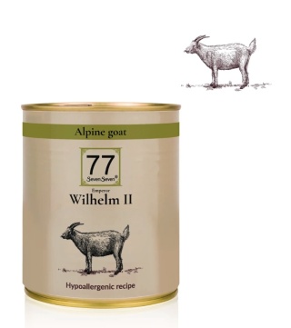 77 SevenSeven Karma mokra dla psa Wilhelm II z koźliną Alpejską puszka 800g
