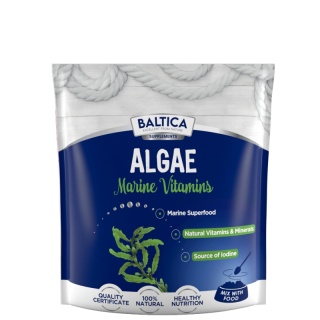 BALTICA EXCELLENT Algea – naturalny suplement z alg morskich dla psów i kotów, bogactwo witamin, minerałów i jodu 800g