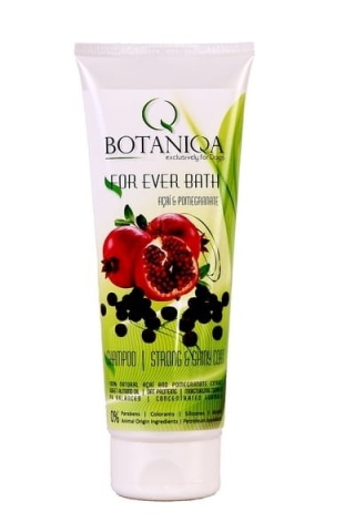 Botaniqa - For Ever Bath Açaí & Pomegranate Shampoo - koncentrat szamponu do każdego rodzaju włosa, 250 ml