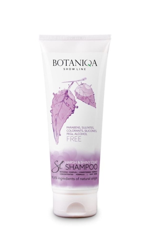 Botaniqa - Show Line Harsh & Shiny Coat Shampoo - szampon dla psów szorstkowłosych, 250 ml