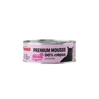 Comfy Appetit Premium Mousse Jagnięcina 85 g – mokra karma bezzbożowa dla dorosłych kotów, delikatny mus