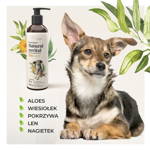 COMFY Szampon Natural Revital dla psa - regeneracja i wzmocnienie sierści 250 ml
