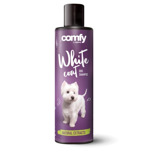 COMFY Szampon White Coat dla psów - pielęgnacja i rozjaśnianie białej sierści 250 ml
