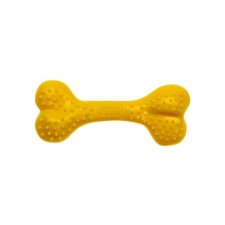 Comfy Dental Bone Ananas– zapachowa kość dla psa z wypustkami do masażu dziąseł, pływająca 12,5 cm