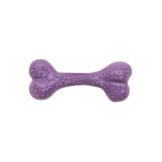 Comfy Dental Bone Lavenda– zapachowa kość dla psa z wypustkami do masażu dziąseł, pływająca 12,5 cm