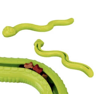 Flamingo Sneaky Snake Wąż na przysmaki zielony, 42 cm