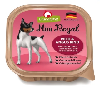 GranataPet Mini Royal Venison & Angus Beef - bezzbożowa mokra karma dla psów małych ras, dziczyzna i wołowina 150g