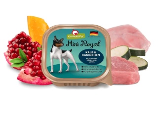 GranataPet Mini Royal Veal & Coney - bezzbożowa mokra karma dla psów małych ras, cielęcina i królik 150g