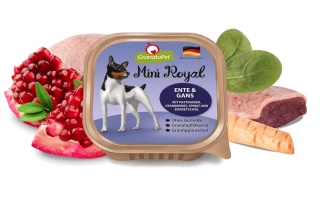GranataPet Mini Royal Duck & Goose - bezzbożowa mokra karma dla psów małych ras, kaczka i gęś 150g