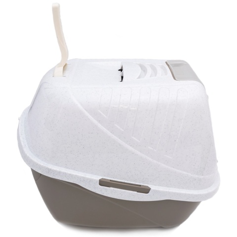 Comfy Easy Cat – kuweta zamknięta dla kota 54×40×40 cm Latte