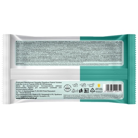 Luba Luba Med Chusteczki Antibacterial complex - odświeżenie, które pielęgnuje 50 szt