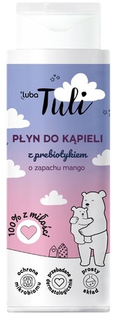 Luba Płyn do kąpieli z prebiotykiem o zapachu mango dla dzieci i dorosłych 400 ml
