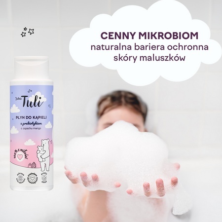 Luba Płyn do kąpieli z prebiotykiem o zapachu mango dla dzieci i dorosłych 400 ml