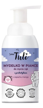 Luba Mydełko w piance do mycia rąk z prebiotykiem dla dzieci i dorosłych 400 ml