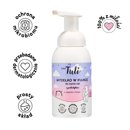 Luba Mydełko w piance do mycia rąk z prebiotykiem dla dzieci i dorosłych 400 ml