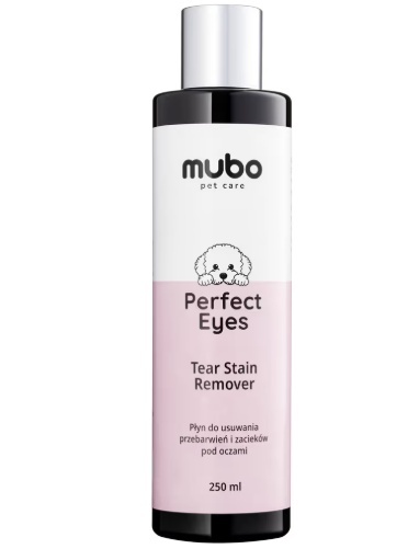 Mubo Perfect Eyes Tear Stain Remover 250ml - płyn na zacieki i przebarwienia pod oczami dla psa i kota