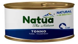 Natua (kot) - puszka 85g - Natural tuńczyk w bulionie