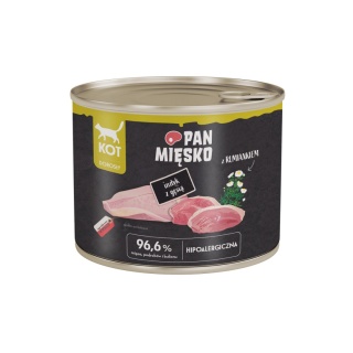 Pan Mięsko Karma mokra dla kota Indyk z gęsią (dorosły) 200g