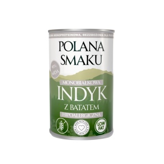 Polana Smaku - Karma mokra dla psa - Indyk z Batatami 400g