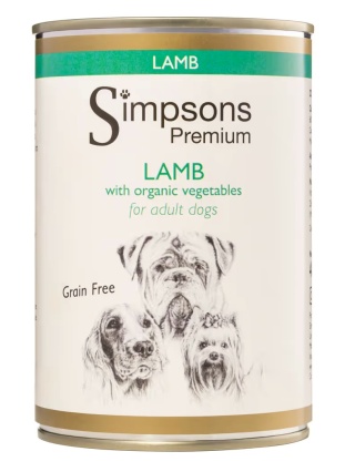 Simpsons Premium Lamb Casserole - mokra karma dla psa, zapiekanka z jagnięciną 400g
